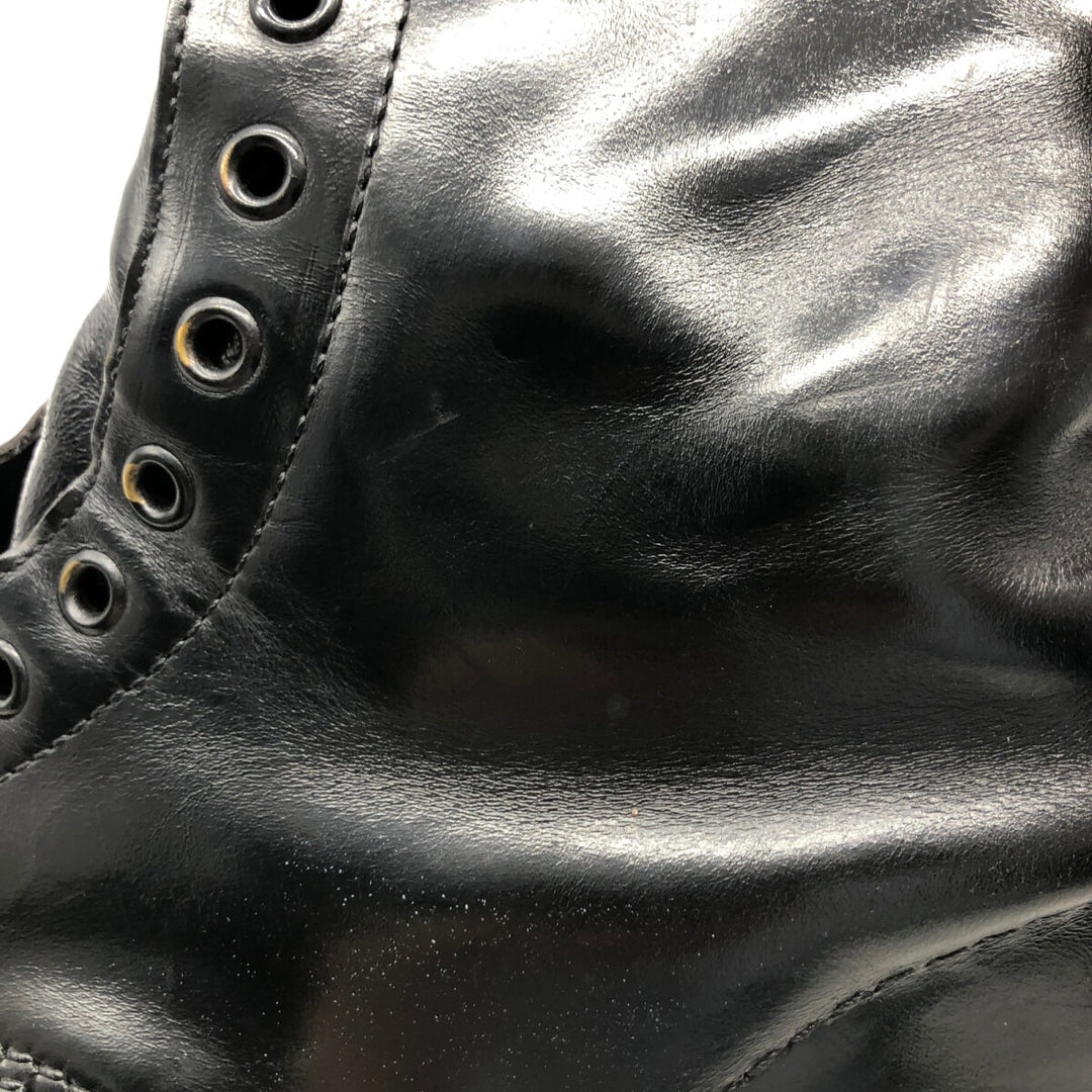 Dr. Martens 10 Hole Boots Made in the UK Men's 25.5cm genuine leather black type Vintage Second Hand