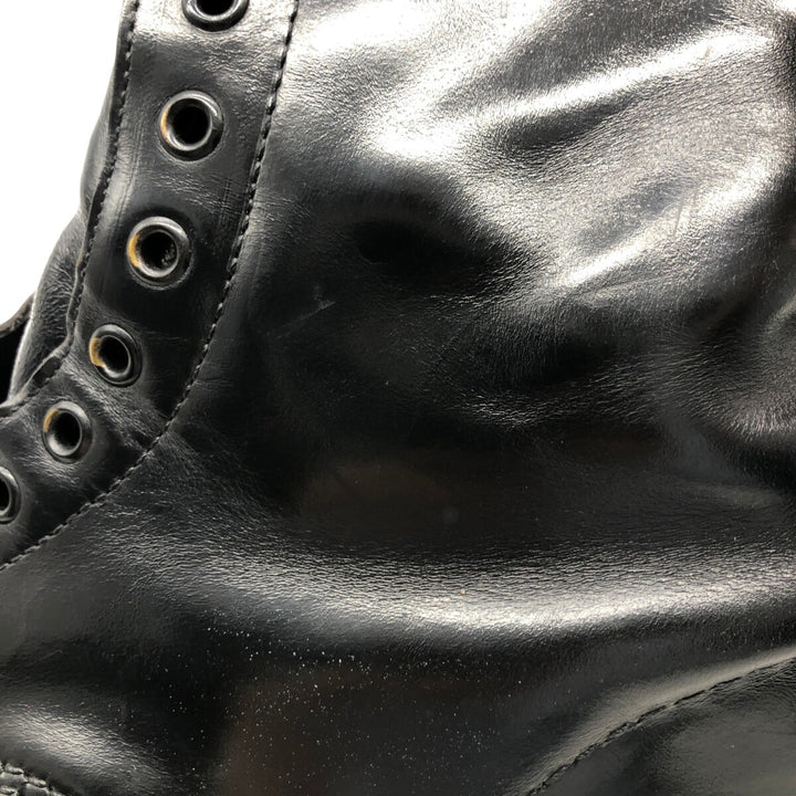 Dr. Martens 10 Hole Boots Made in the UK Men's 25.5cm genuine leather black type Vintage Second Hand
