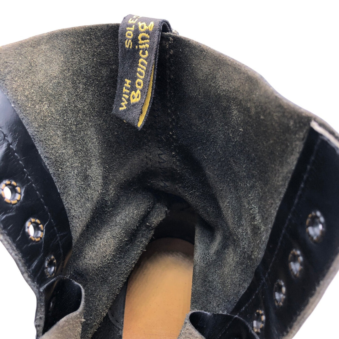 Dr. Martens 10 Hole Boots Made in the UK Men's 25.5cm genuine leather black type Vintage Second Hand