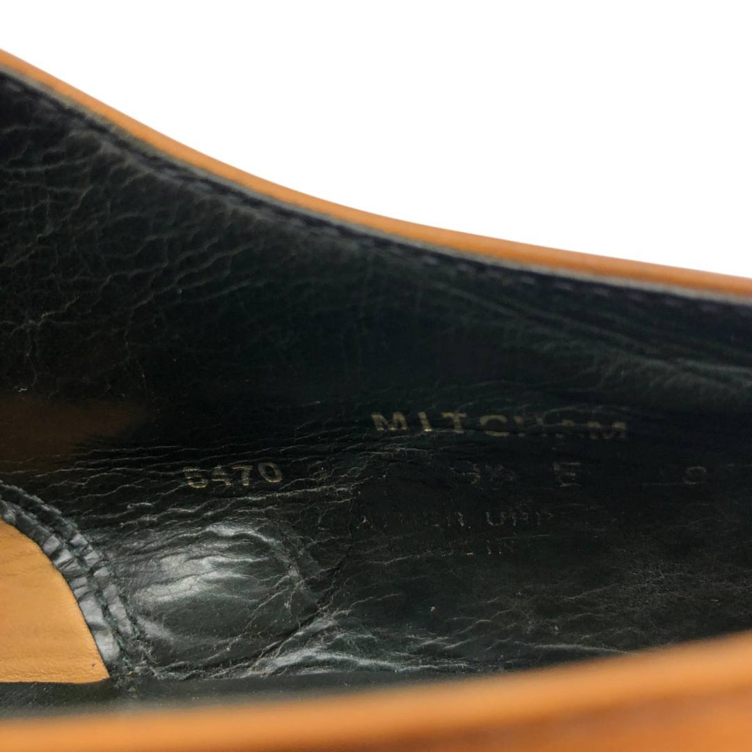 Crockett and Jones Straight Tip Shoes, Made in England, Size 9 1/2 Men's 28.0cm genuine leather brown type Vintage Second Hand
