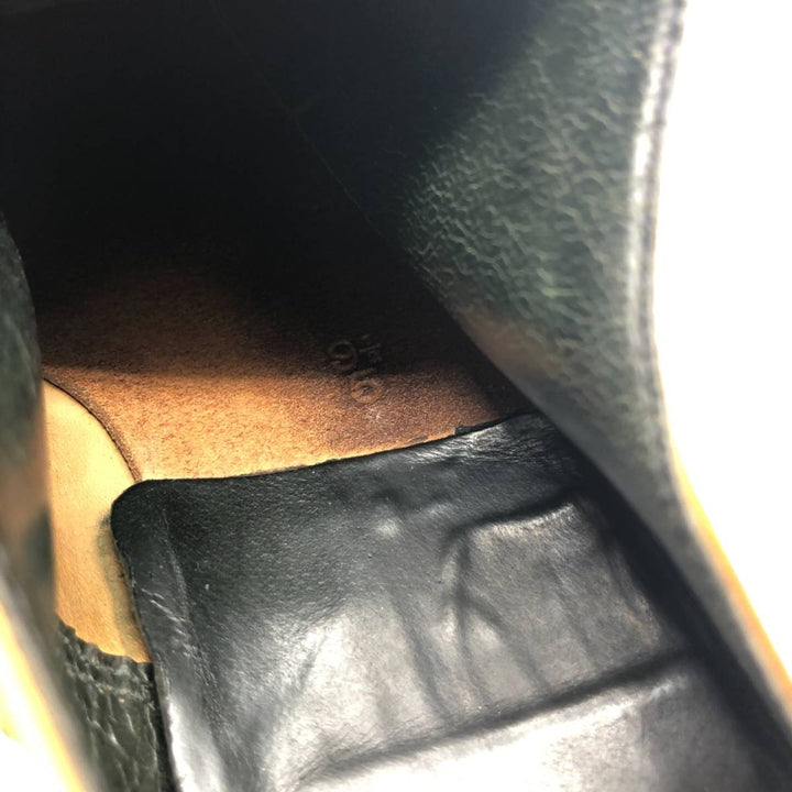 Crockett and Jones Straight Tip Shoes, Made in England, Size 9 1/2 Men's 28.0cm genuine leather brown type Vintage Second Hand