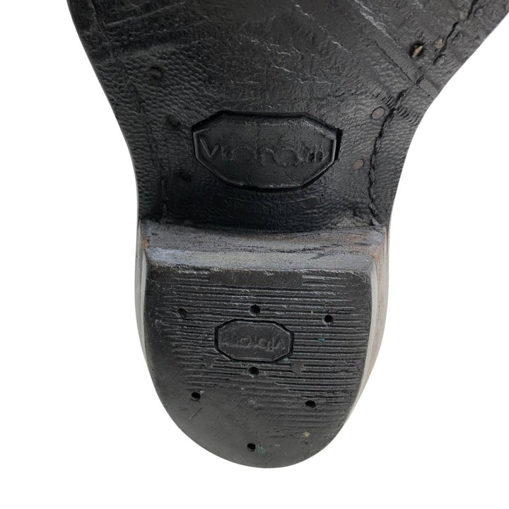 White's Quilted Tan Logger Boots, Size 8 1/2E Men's 26.5cm genuine leather brown type Vintage Second Hand