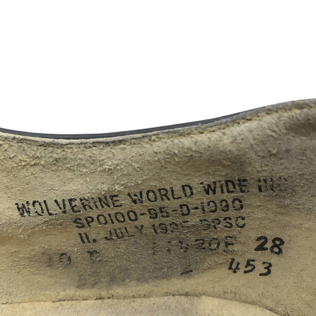 1990s US Navy Service Shoes, Made in USA, Size 10 D, Men's Size 11, Vintage /svb001112 Men's 28.0cm genuine leather black type Vintage Second Hand