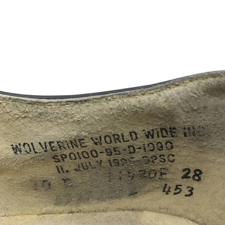 1990s US Navy Service Shoes, Made in USA, Size 10 D, Men's Size 11, Vintage /svb001112 Men's 28.0cm genuine leather black type Vintage Second Hand