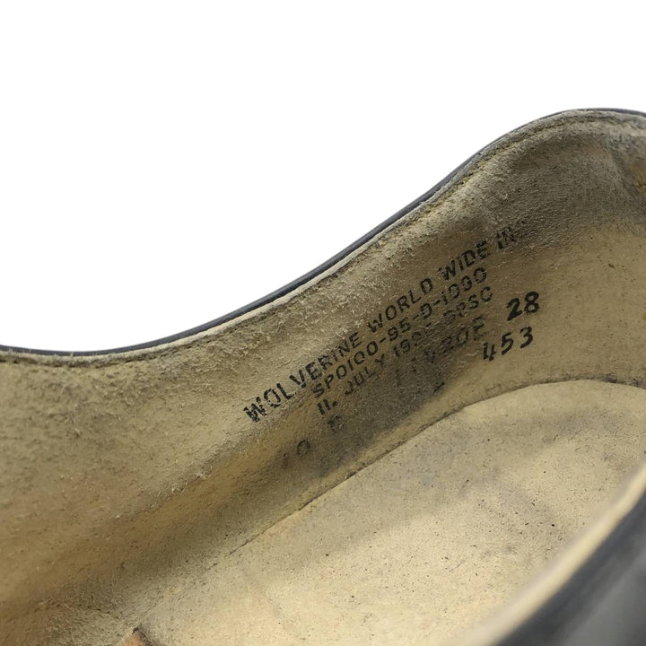 1990s US Navy Service Shoes, Made in USA, Size 10 D, Men's Size 11, Vintage /svb001112 Men's 28.0cm genuine leather black type Vintage Second Hand