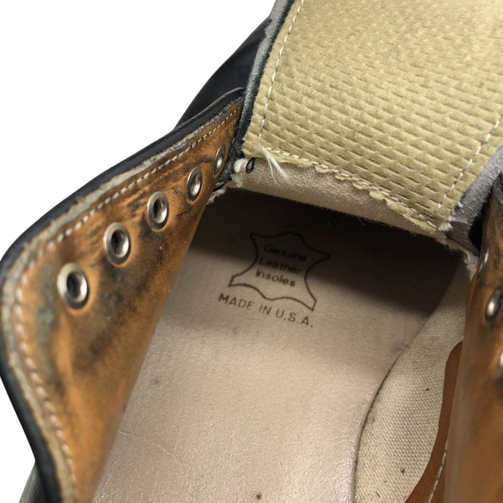 1980s Alden U-tip shoes, Made in USA, Size 10 A Men's 28.0cm genuine leather black type Vintage Second Hand