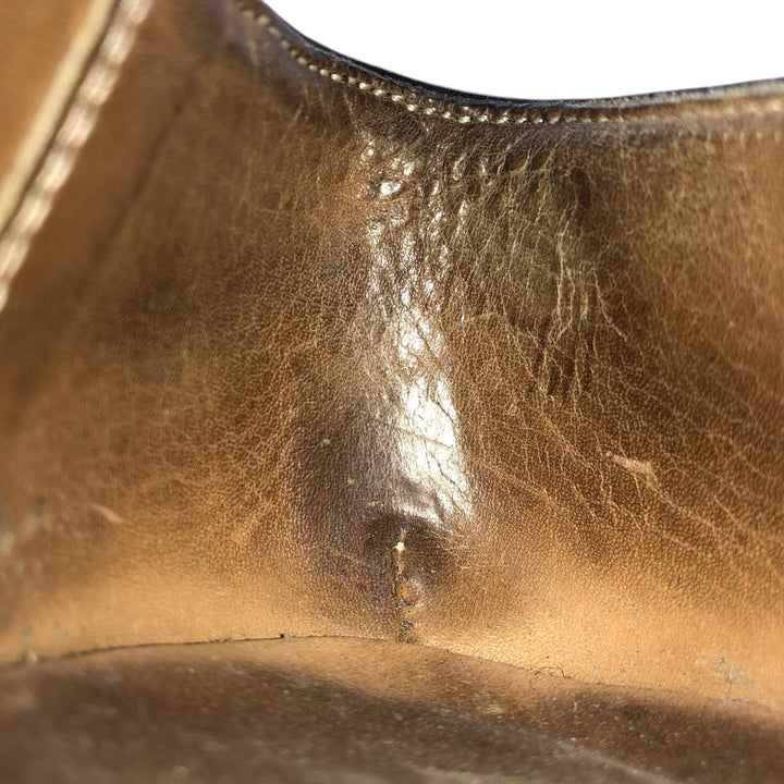 1980s Alden U-tip shoes, Made in USA, Size 10 A Men's 28.0cm genuine leather black type Vintage Second Hand