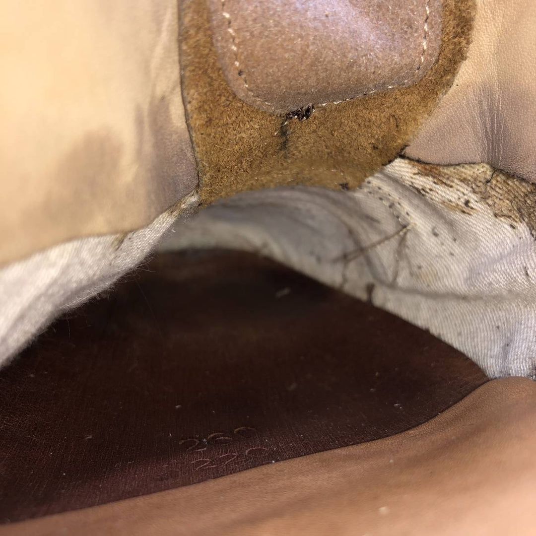 Crockett & Jones Men's Full Brogue Wingtip Shoes, Size 10.2" (svb001116) Men's 26.0cm genuine leather brown type Vintage Second Hand