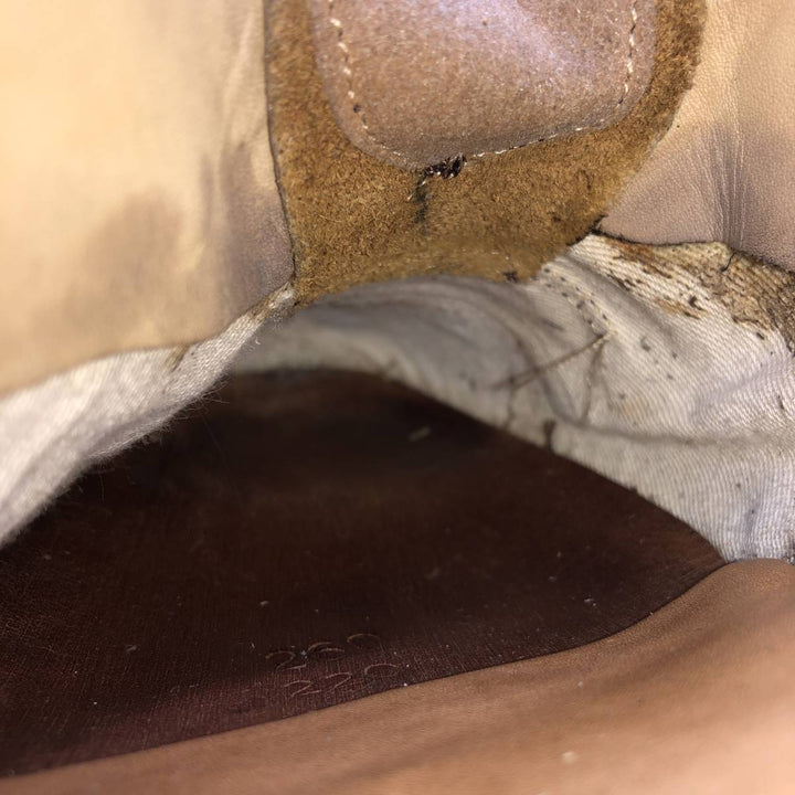 Crockett & Jones Men's Full Brogue Wingtip Shoes, Size 10.2" (svb001116) Men's 26.0cm genuine leather brown type Vintage Second Hand