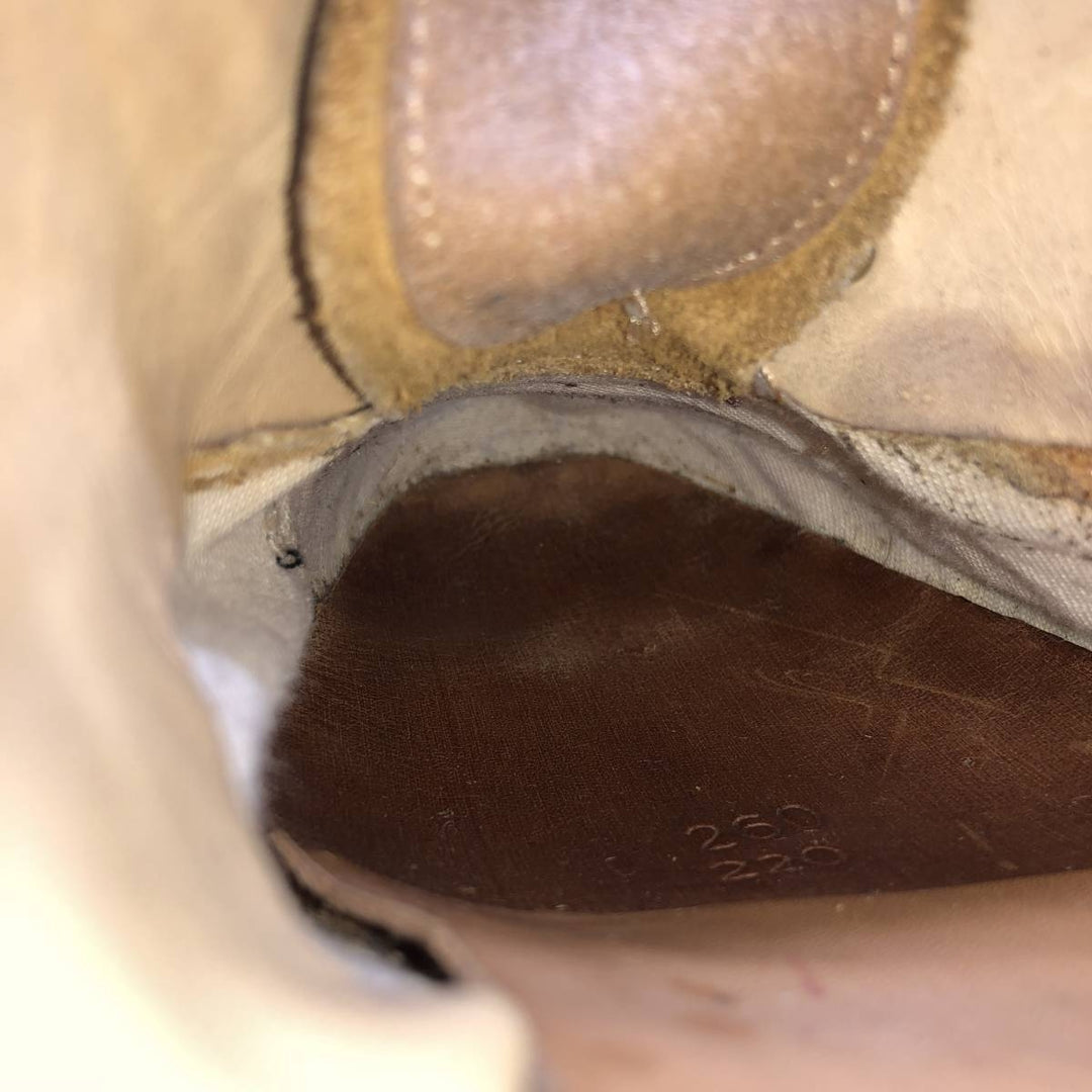 Crockett & Jones Men's Full Brogue Wingtip Shoes, Size 10.2" (svb001116) Men's 26.0cm genuine leather brown type Vintage Second Hand