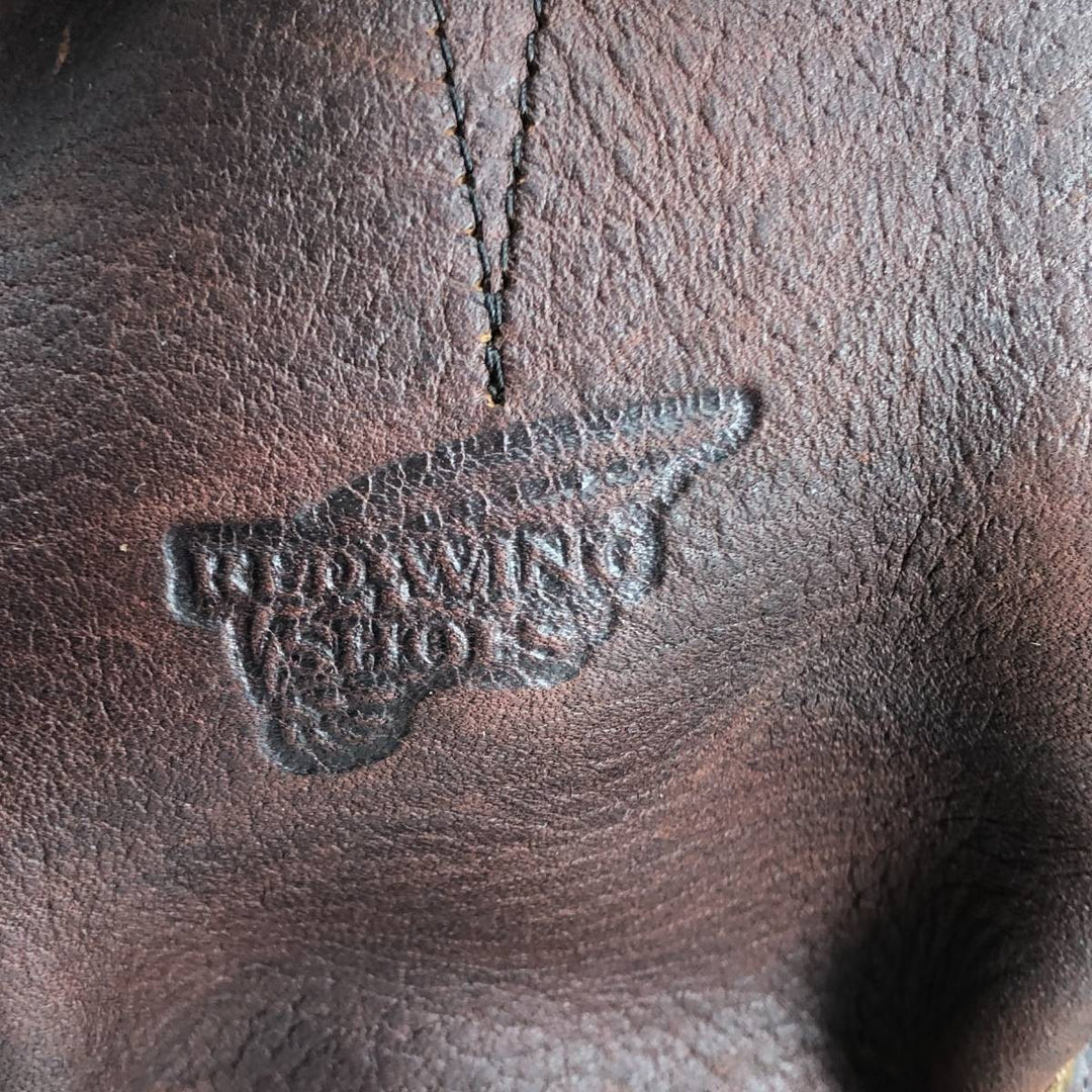 2000s Red Wing 2970 Engineer Boots with Feather Tag, Made in USA, 7D, Men's Size 9.8" (svb001118) Men's 25.0cm genuine leather brown type Vintage Second Hand