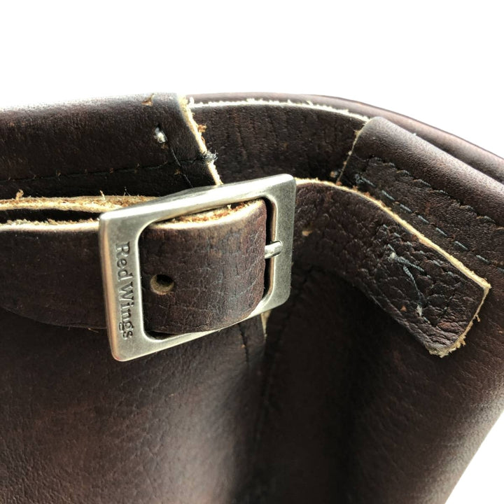 2000s Red Wing 2970 Engineer Boots with Feather Tag, Made in USA, 7D, Men's Size 9.8" (svb001118) Men's 25.0cm genuine leather brown type Vintage Second Hand