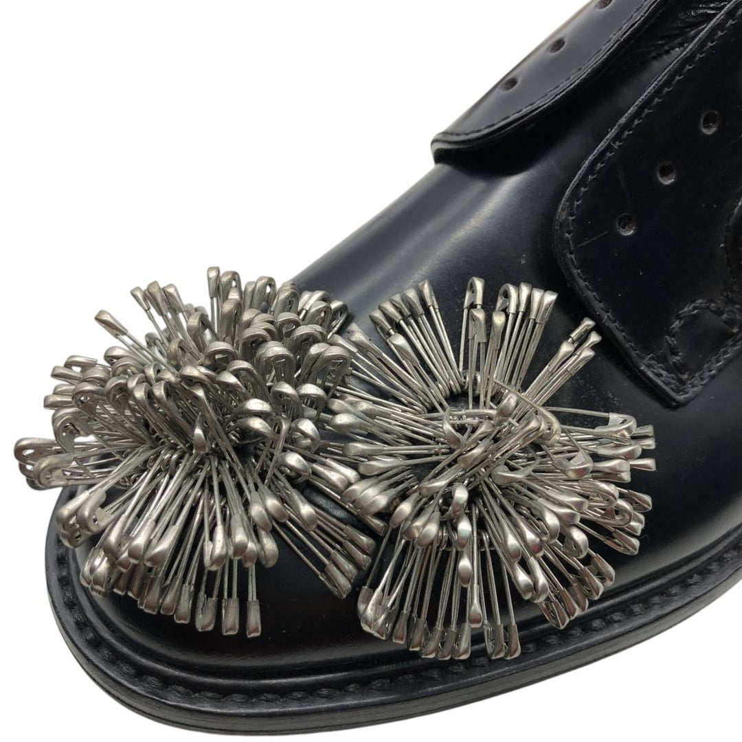 Church's Noir Kay Ninomiya Derby Shoes Leather Shoes Made in Italy Size 39 Women's 25.0cm genuine leather black type Vintage Second Hand