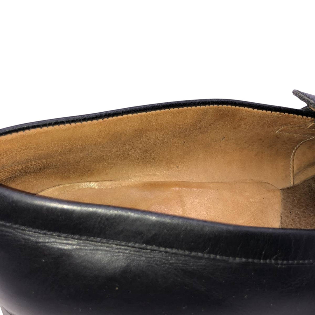 J.M. Weston 180 Coin Loafers, Made in France, Size 7 1/2 C Men's 26.0cm unclear black type Vintage Second Hand