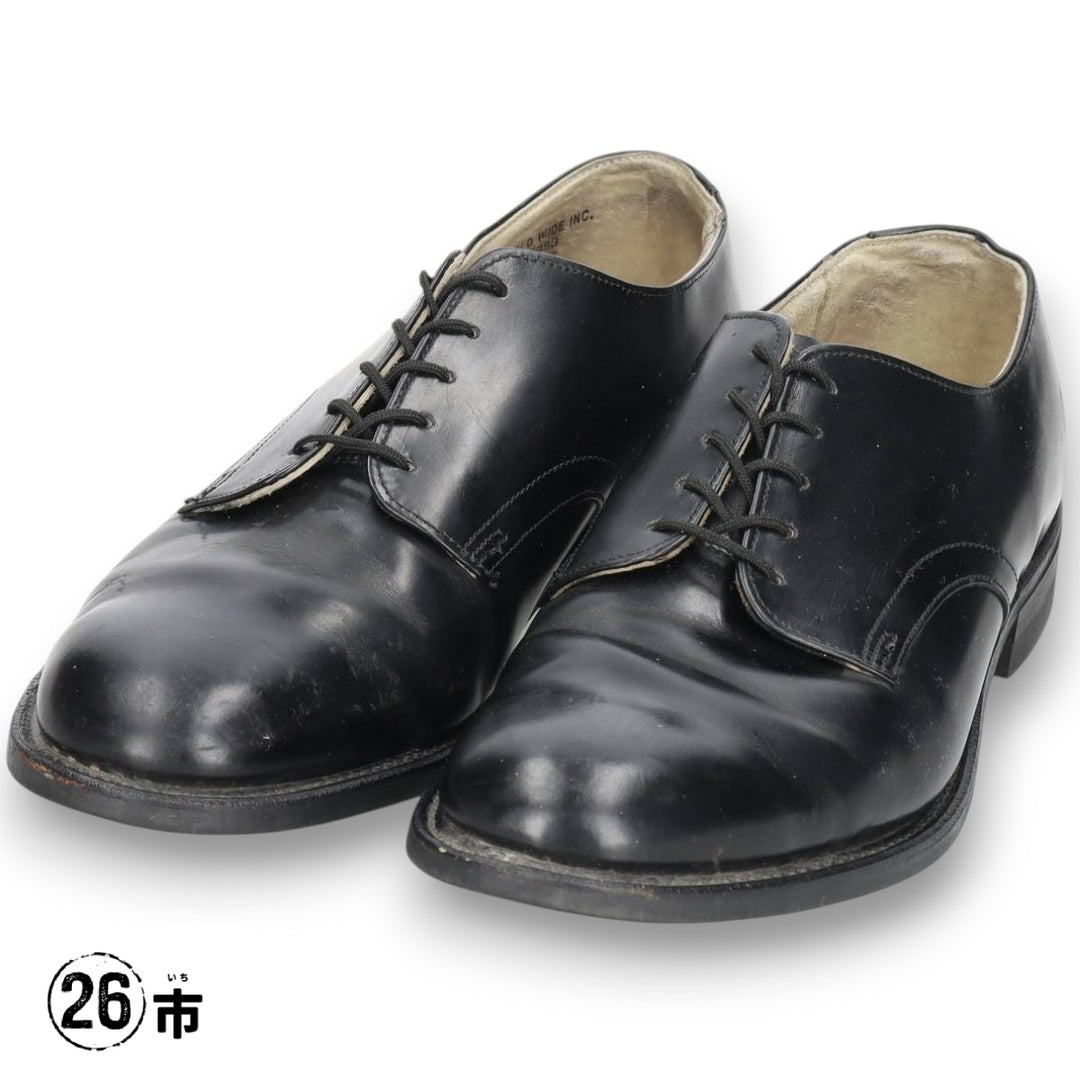 1990s US Navy Wolverine Military Service Shoes, Made in USA, Size 10 R (Men's 11"), Vintage /svb001143 Men's 28.0cm unclear black type Vintage Second Hand