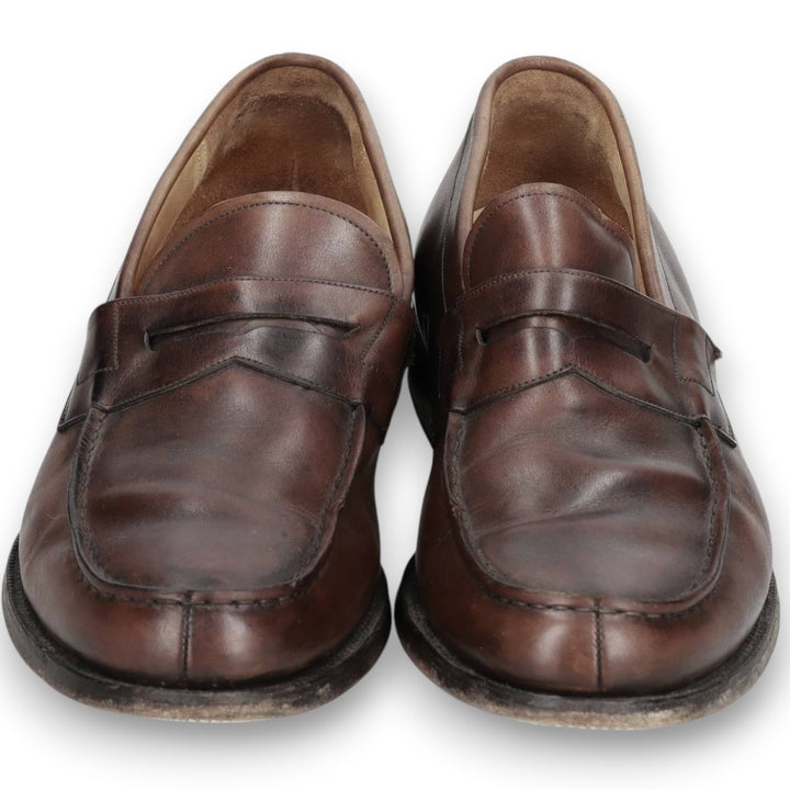 Church's Ashley 3-City Coin Loafers, Made in England, Size 85 F Men's 27.0cm unclear brown type Vintage Second Hand