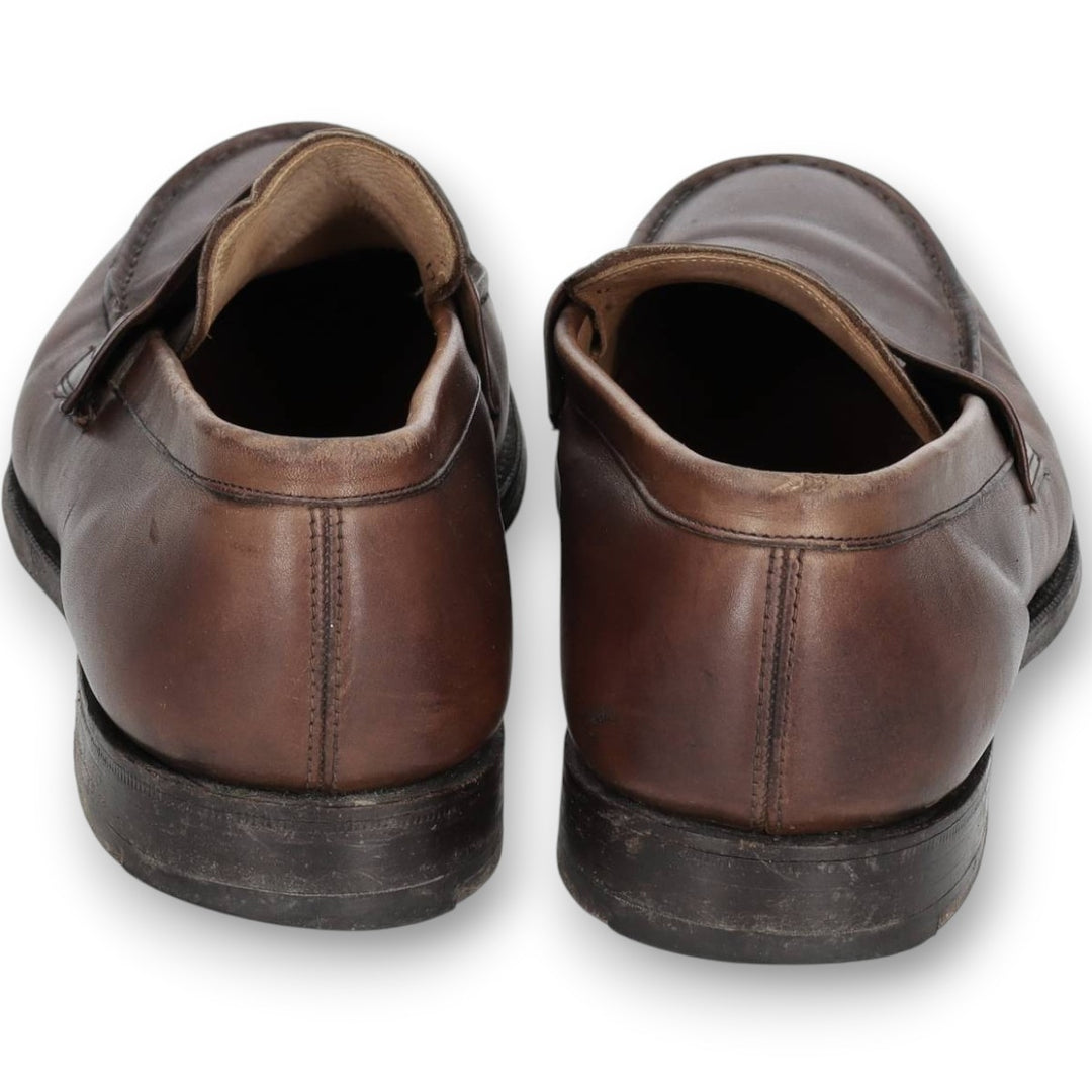 Church's Ashley 3-City Coin Loafers, Made in England, Size 85 F Men's 27.0cm unclear brown type Vintage Second Hand