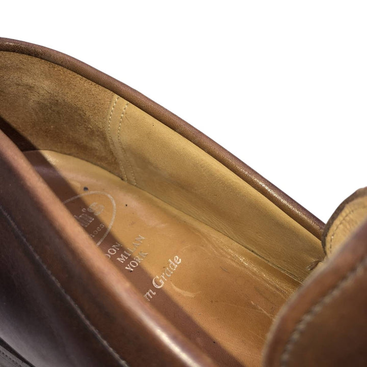 Church's Ashley 3-City Coin Loafers, Made in England, Size 85 F Men's 27.0cm unclear brown type Vintage Second Hand