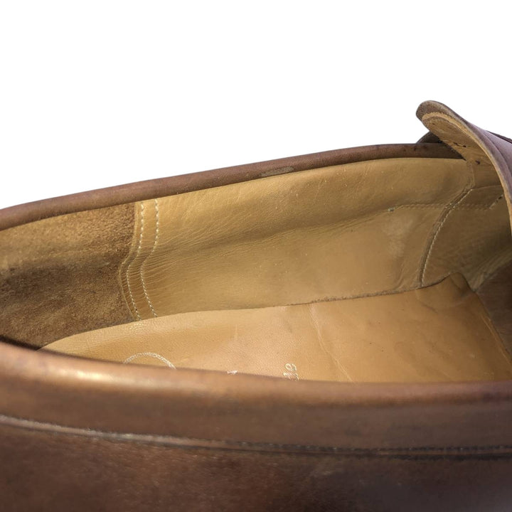 Church's Ashley 3-City Coin Loafers, Made in England, Size 85 F Men's 27.0cm unclear brown type Vintage Second Hand