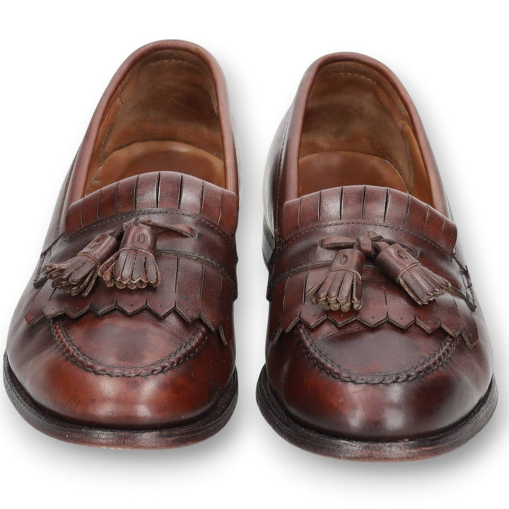 Alden 710 Kiltie Tassel Loafers, Made in USA, Size 9 1/2 Men's 27.5cm genuine leather burgundy type Vintage Second Hand