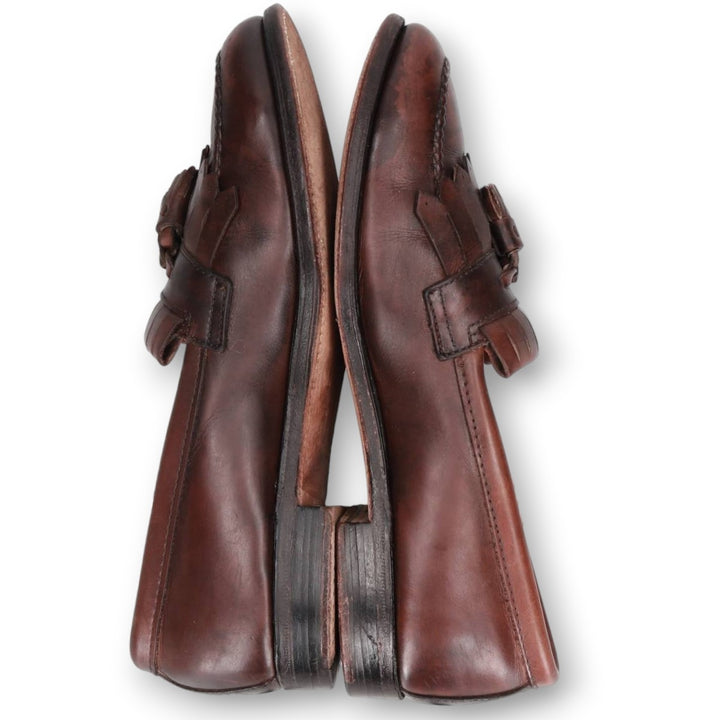 Alden 710 Kiltie Tassel Loafers, Made in USA, Size 9 1/2 Men's 27.5cm genuine leather burgundy type Vintage Second Hand