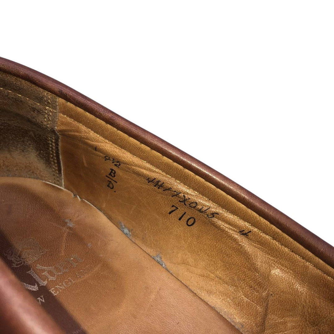 Alden 710 Kiltie Tassel Loafers, Made in USA, Size 9 1/2 Men's 27.5cm genuine leather burgundy type Vintage Second Hand
