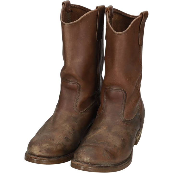Red Wing 1197 Platform Pecos Boots, Made in USA Men's 26.0cm genuine leather brown type Vintage Second Hand