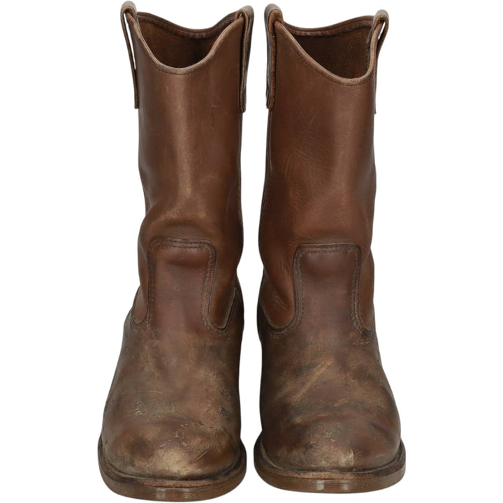 Red Wing 1197 Platform Pecos Boots, Made in USA Men's 26.0cm genuine leather brown type Vintage Second Hand