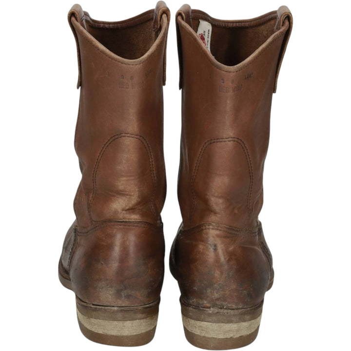 Red Wing 1197 Platform Pecos Boots, Made in USA Men's 26.0cm genuine leather brown type Vintage Second Hand