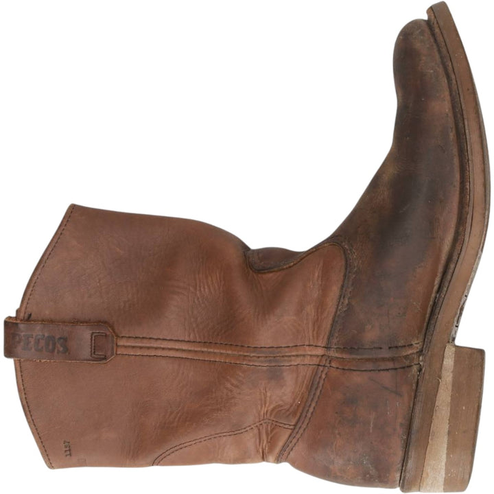 Red Wing 1197 Platform Pecos Boots, Made in USA Men's 26.0cm genuine leather brown type Vintage Second Hand