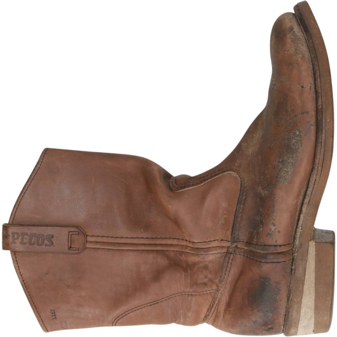 Red Wing 1197 Platform Pecos Boots, Made in USA Men's 26.0cm genuine leather brown type Vintage Second Hand