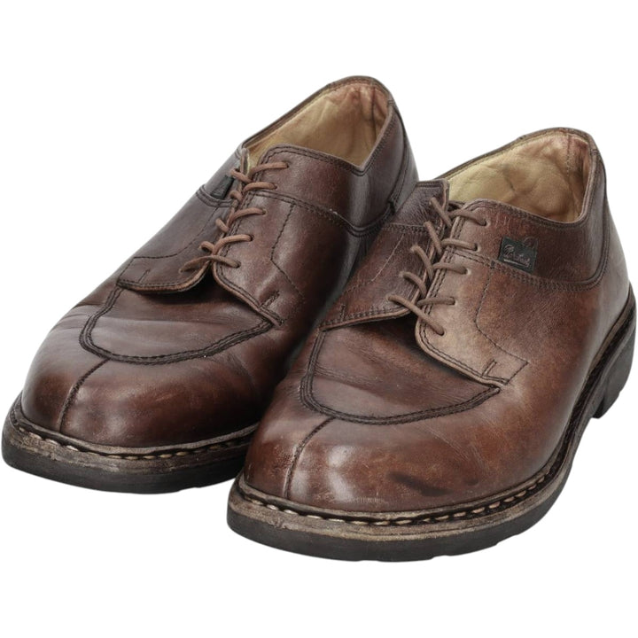 Paraboot Griff II U-tip shoes, made in France, size 9 R Men's 27.5cm unclear brown type Vintage Second Hand