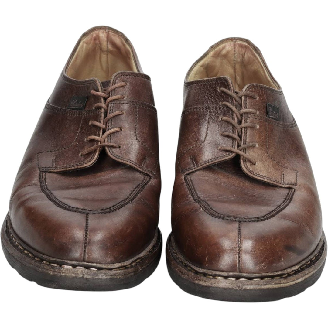Paraboot Griff II U-tip shoes, made in France, size 9 R Men's 27.5cm unclear brown type Vintage Second Hand