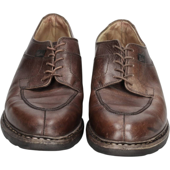 Paraboot Griff II U-tip shoes, made in France, size 9 R Men's 27.5cm unclear brown type Vintage Second Hand