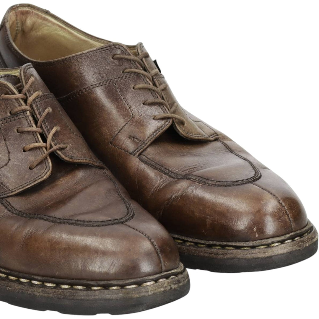Paraboot Griff II U-tip shoes, made in France, size 9 R Men's 27.5cm unclear brown type Vintage Second Hand