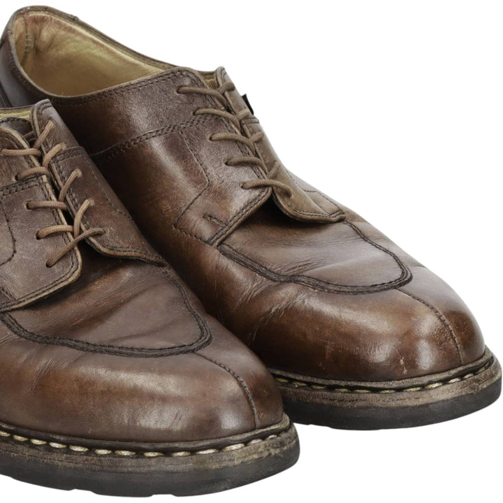 Paraboot Griff II U-tip shoes, made in France, size 9 R Men's 27.5cm unclear brown type Vintage Second Hand