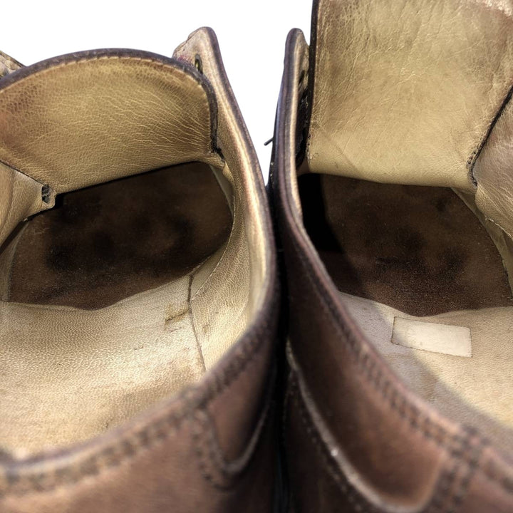 Paraboot Griff II U-tip shoes, made in France, size 9 R Men's 27.5cm unclear brown type Vintage Second Hand