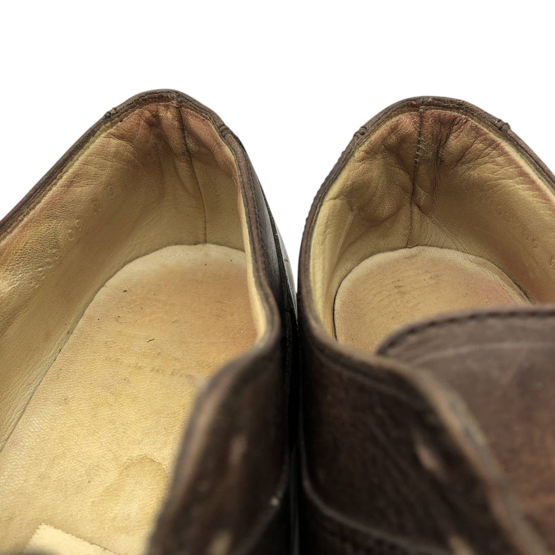 Paraboot Griff II U-tip shoes, made in France, size 9 R Men's 27.5cm unclear brown type Vintage Second Hand