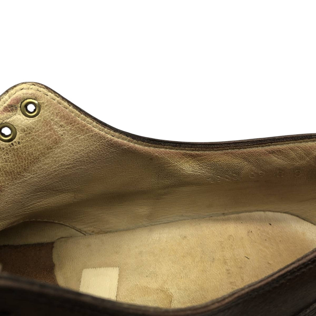 Paraboot Griff II U-tip shoes, made in France, size 9 R Men's 27.5cm unclear brown type Vintage Second Hand
