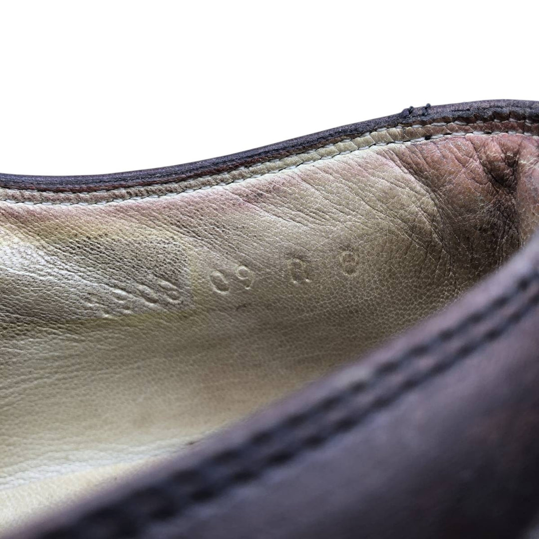 Paraboot Griff II U-tip shoes, made in France, size 9 R Men's 27.5cm unclear brown type Vintage Second Hand
