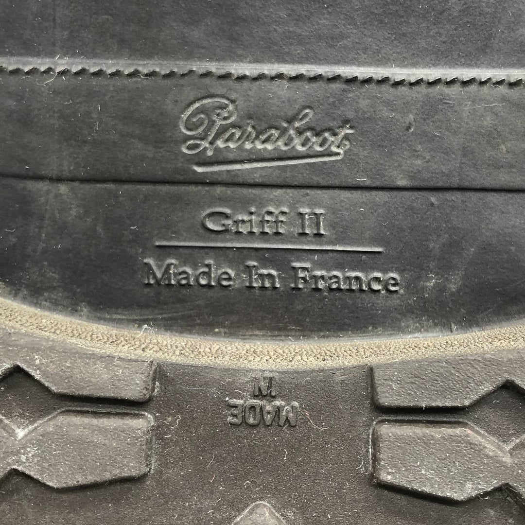 Paraboot Griff II U-tip shoes, made in France, size 9 R Men's 27.5cm unclear brown type Vintage Second Hand