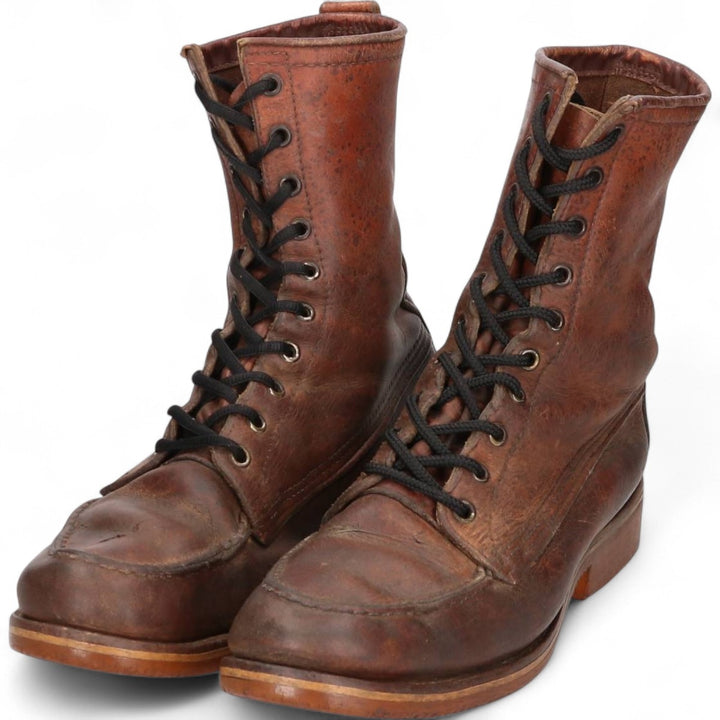 Vintage 60s-70s Red Wing 877 Dog Tag Work Boots, Size 9 1/2B, Men's, 10.8" (approx.) /svb001800 Men's 27.5cm genuine leather brown type Vintage Second Hand