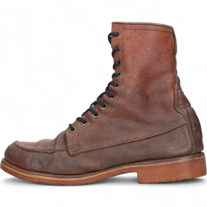 Vintage 60s-70s Red Wing 877 Dog Tag Work Boots, Size 9 1/2B, Men's, 10.8" (approx.) /svb001800 Men's 27.5cm genuine leather brown type Vintage Second Hand