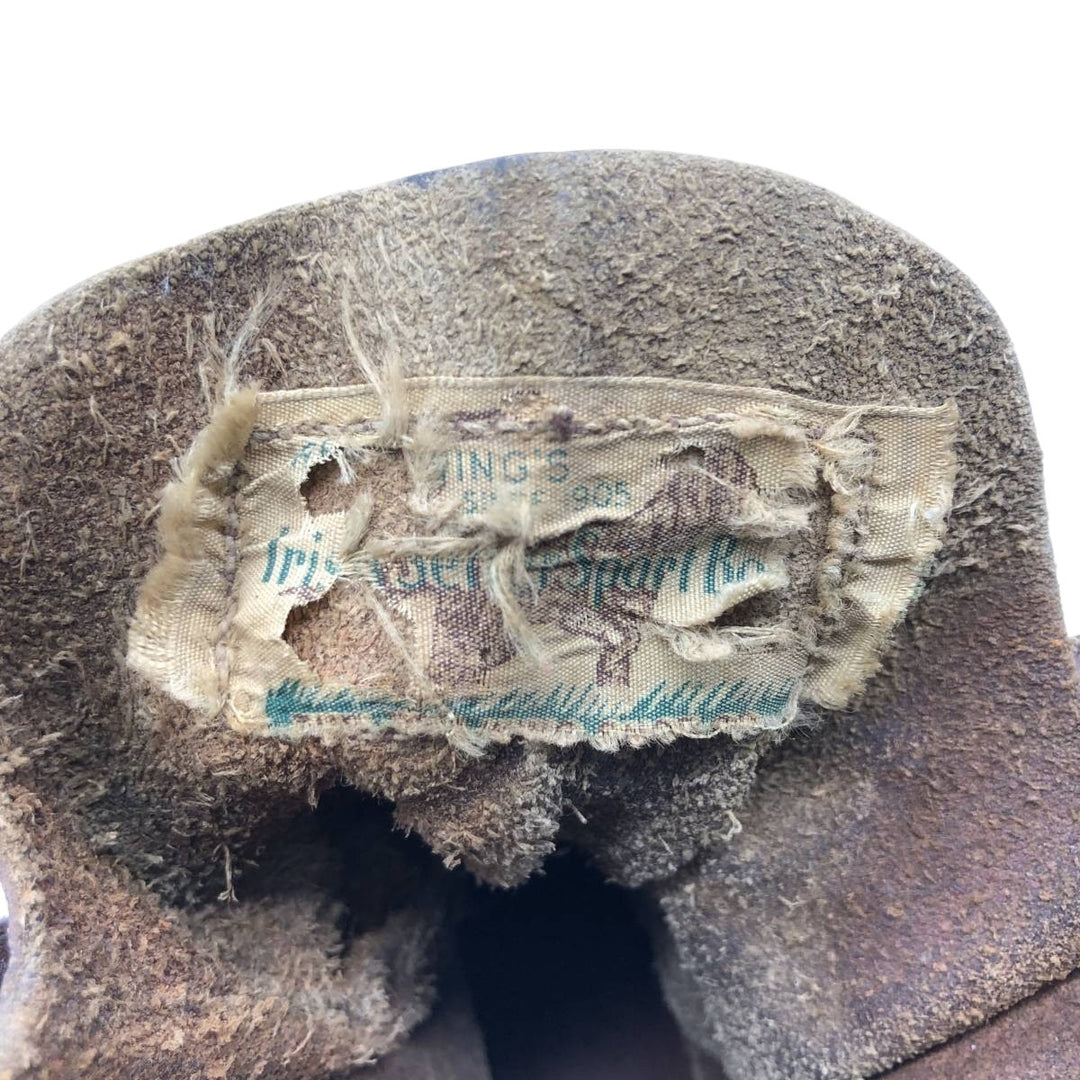 Vintage 60s-70s Red Wing 877 Dog Tag Work Boots, Size 9 1/2B, Men's, 10.8" (approx.) /svb001800 Men's 27.5cm genuine leather brown type Vintage Second Hand