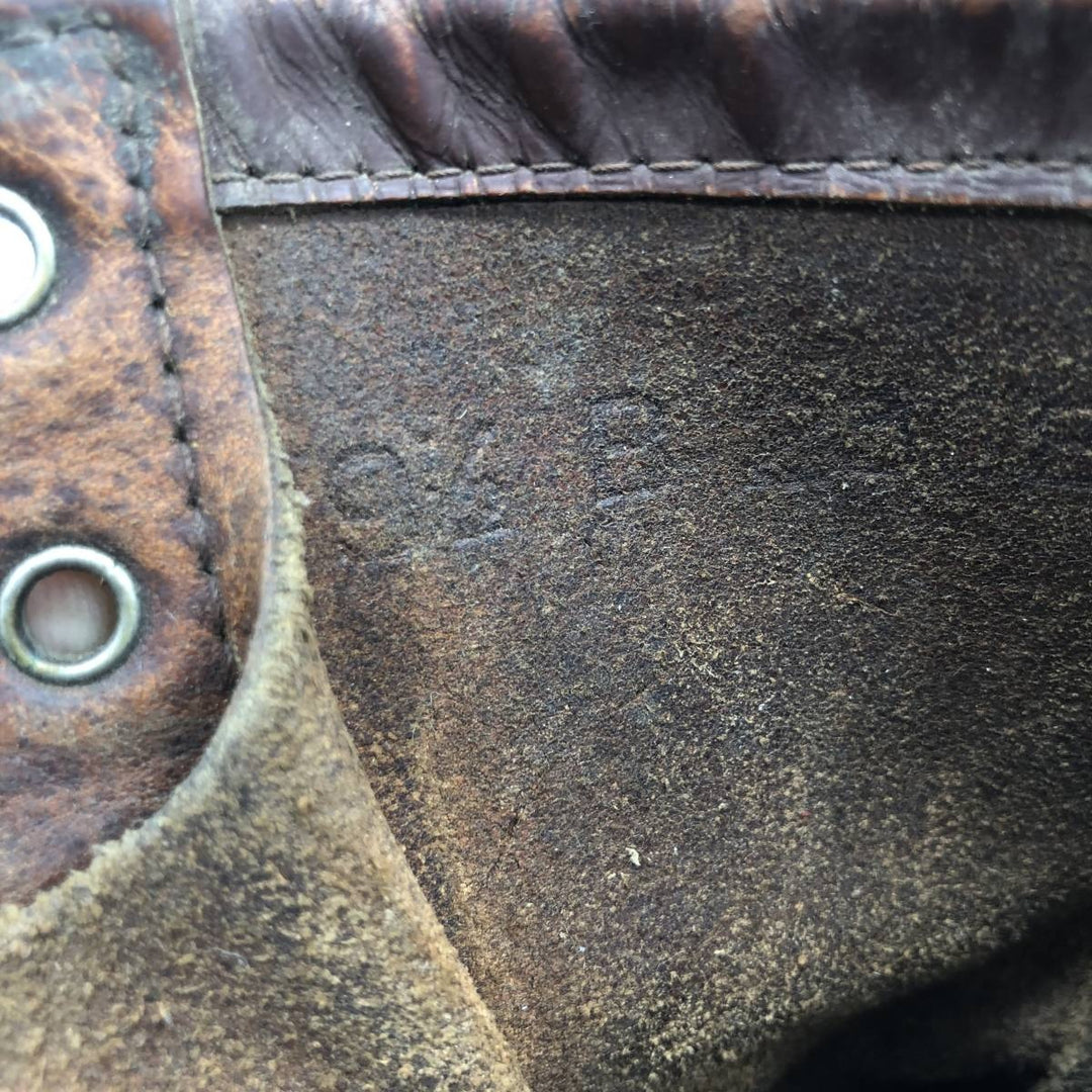 Vintage 60s-70s Red Wing 877 Dog Tag Work Boots, Size 9 1/2B, Men's, 10.8" (approx.) /svb001800 Men's 27.5cm genuine leather brown type Vintage Second Hand