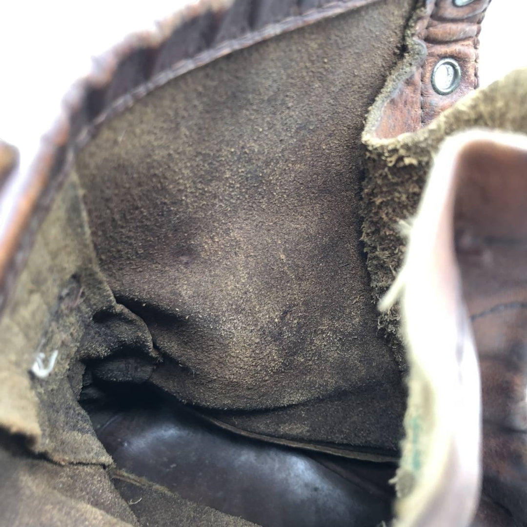Vintage 60s-70s Red Wing 877 Dog Tag Work Boots, Size 9 1/2B, Men's, 10.8" (approx.) /svb001800 Men's 27.5cm genuine leather brown type Vintage Second Hand