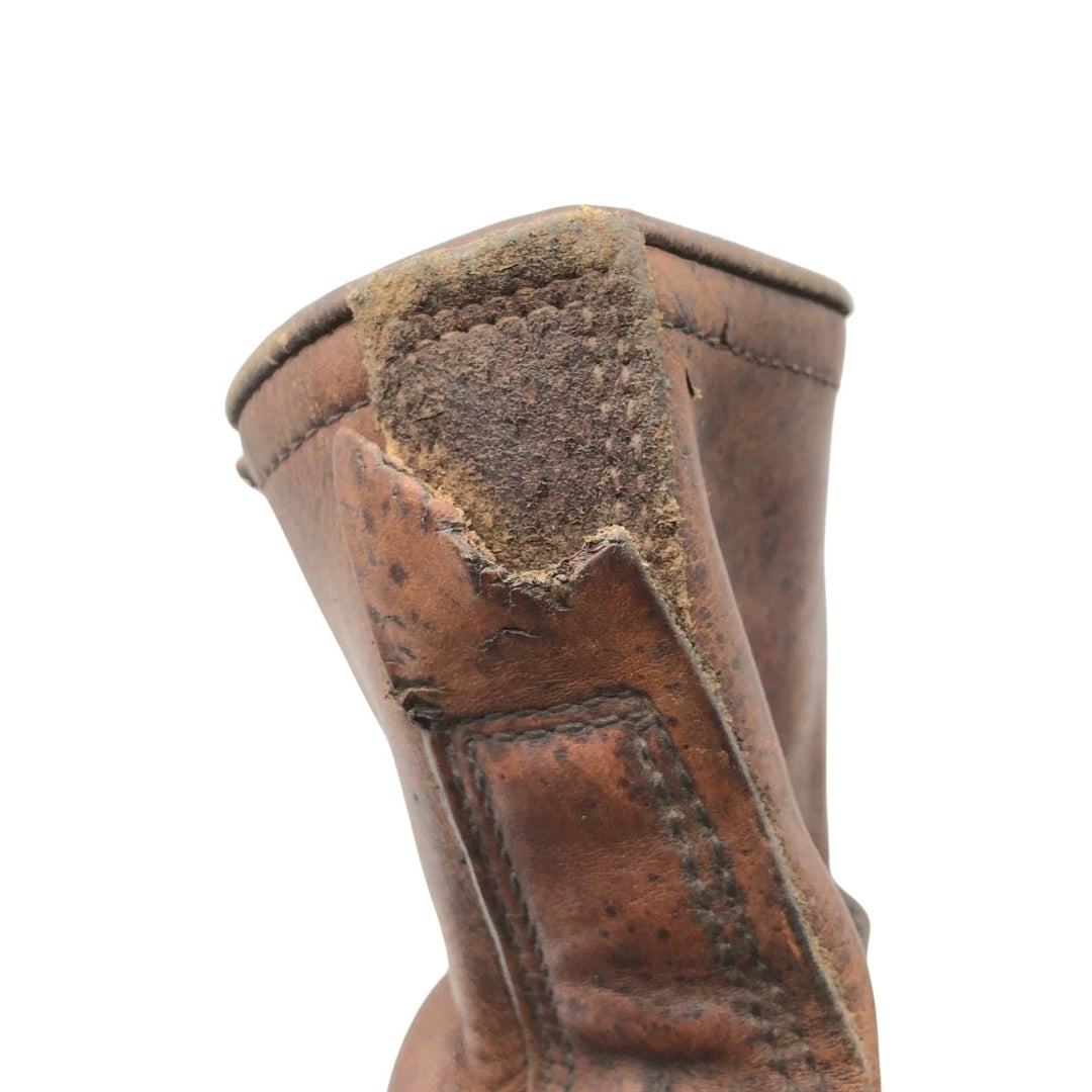 Vintage 60s-70s Red Wing 877 Dog Tag Work Boots, Size 9 1/2B, Men's, 10.8" (approx.) /svb001800 Men's 27.5cm genuine leather brown type Vintage Second Hand