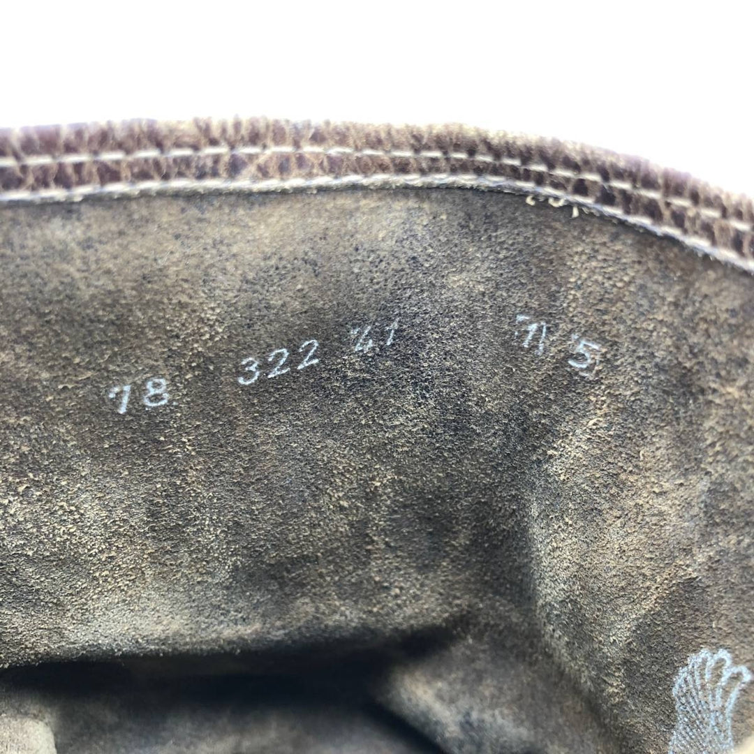 1990s Harley-Davidson Platform Engineer Boots, Made in Italy, Size 41 (Men's 10"), Vintage /svb001804 Men's 25.5cm unclear brown type Vintage Second Hand