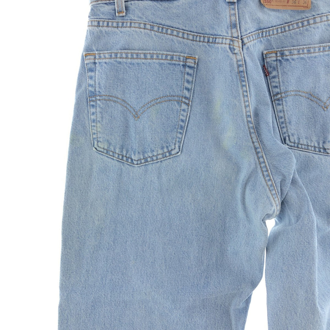 90'S Levi's 550 Relaxed Fit Tapered Jeans Denim Pants Made in USA Men's W35 Vintage /taa000291