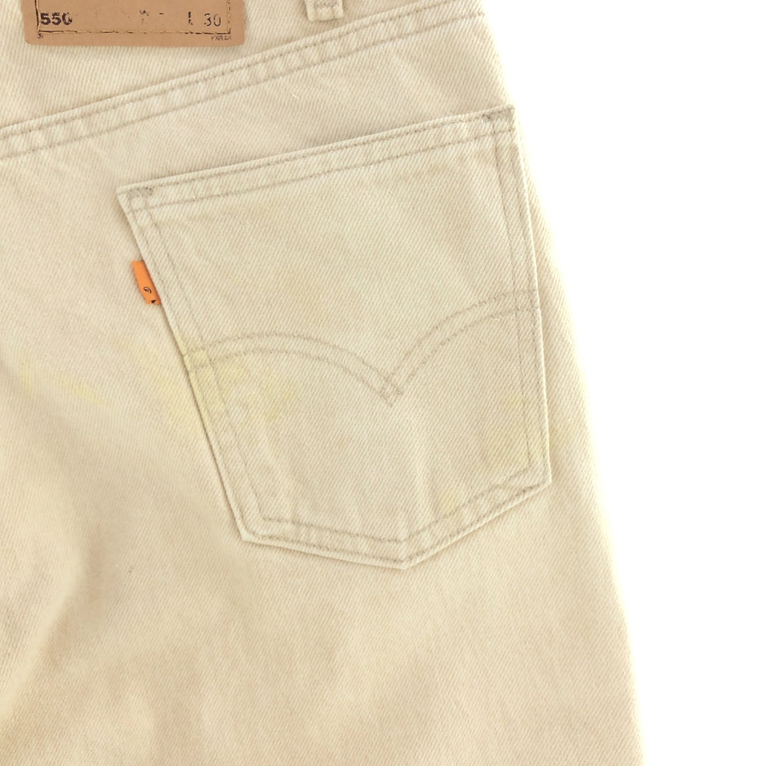 90'S Levi's 550 Relaxed Fit Tapered Jeans Denim Pants Made in USA Men's W31 Vintage /taa000296